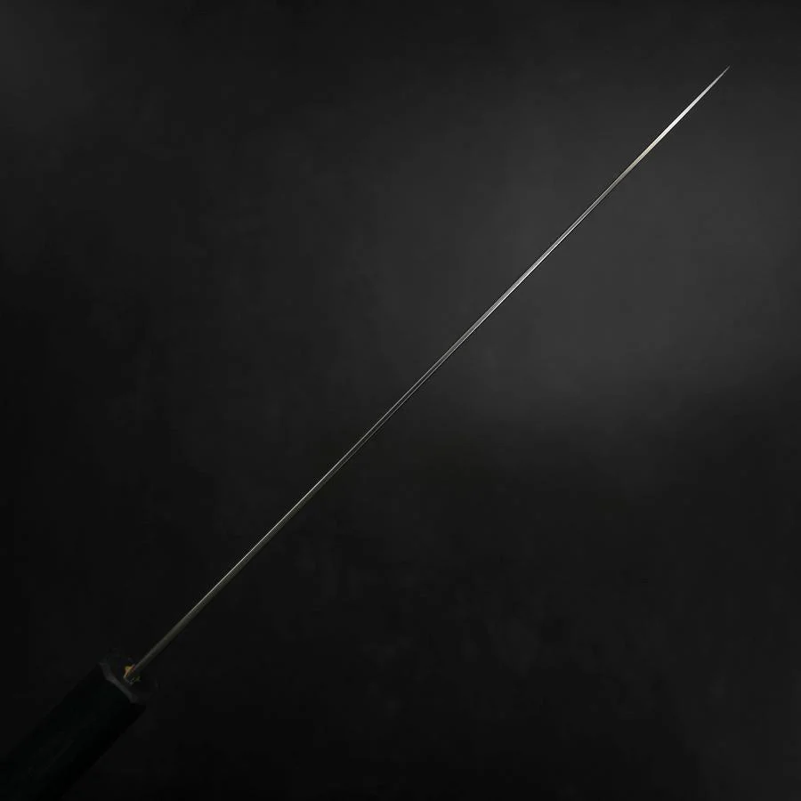 Gyuto SLD Wellen Nickel Damast Dunkelblauer Urushi Griff 240mm - Image 5