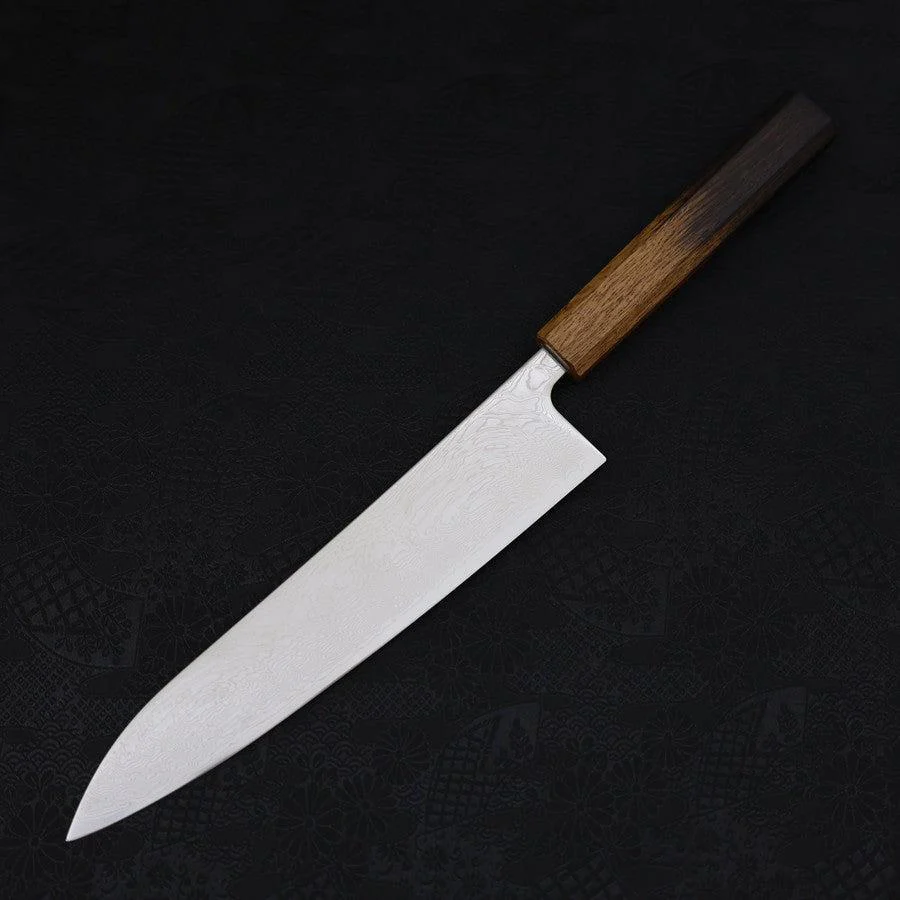 Gyuto SLD Wellen Nickel Damast Yaki Urushi Griff 240mm - Image 2