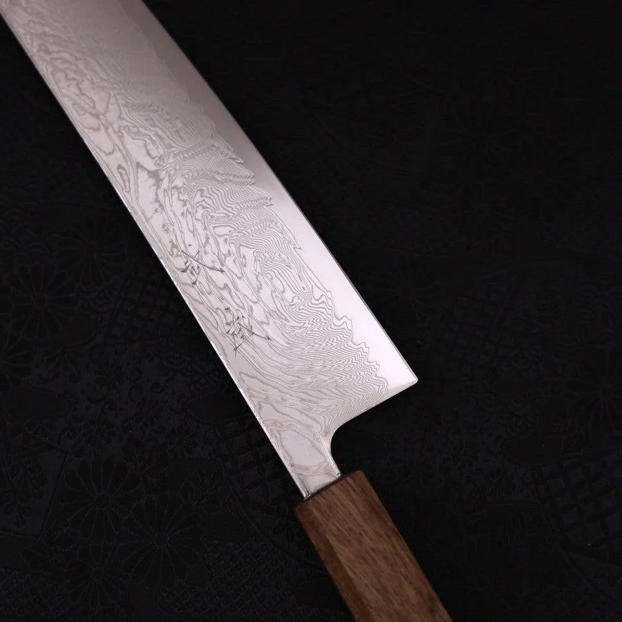 Gyuto SLD Wellen Nickel Damast Yaki Urushi Griff 240mm - Image 3