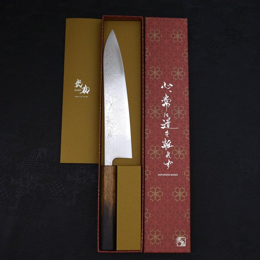 Gyuto SLD Wellen Nickel Damast Yaki Urushi Griff 240mm - Image 8