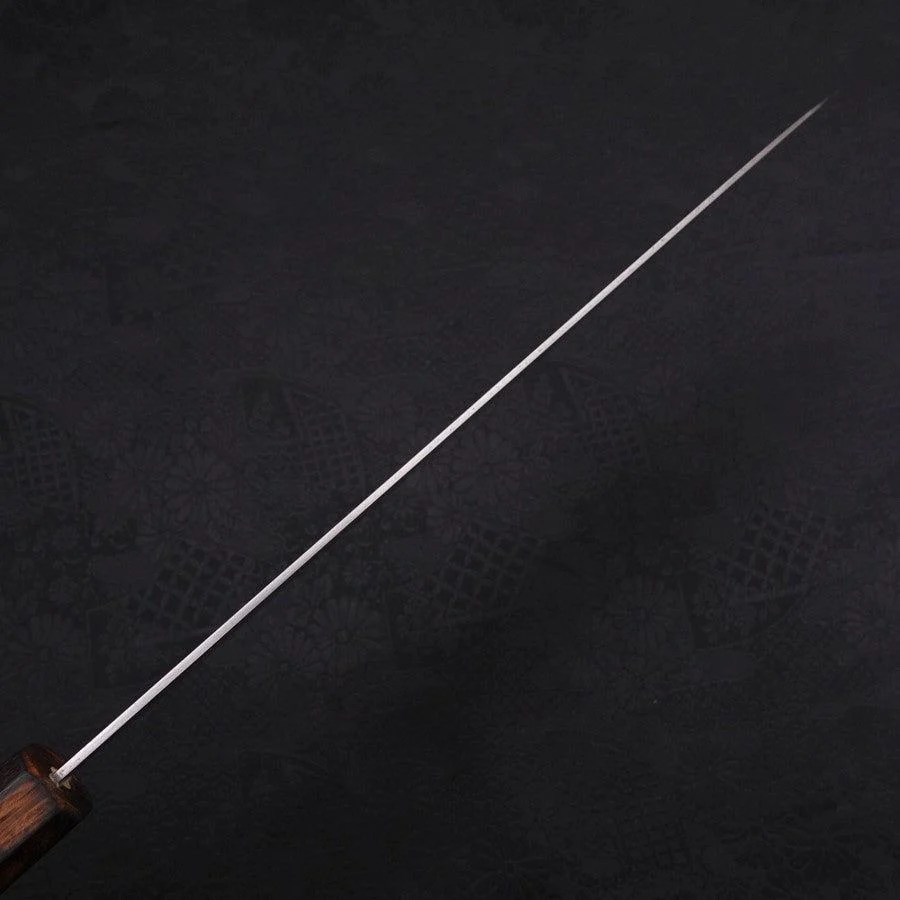 Gyuto Aogami-Super Edelstahlummantelung Poliert Sumi Urushi Griff 240mm - Image 5