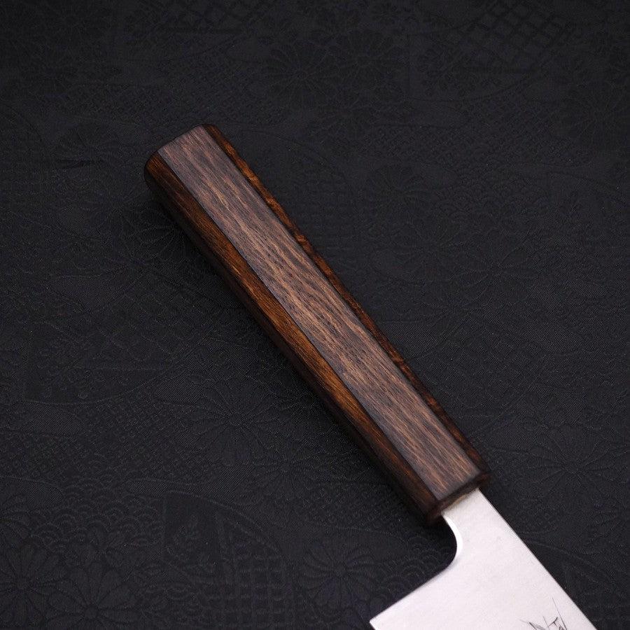Gyuto Aogami-Super Edelstahlummantelung Poliert Sumi Urushi Griff 240mm - Image 6