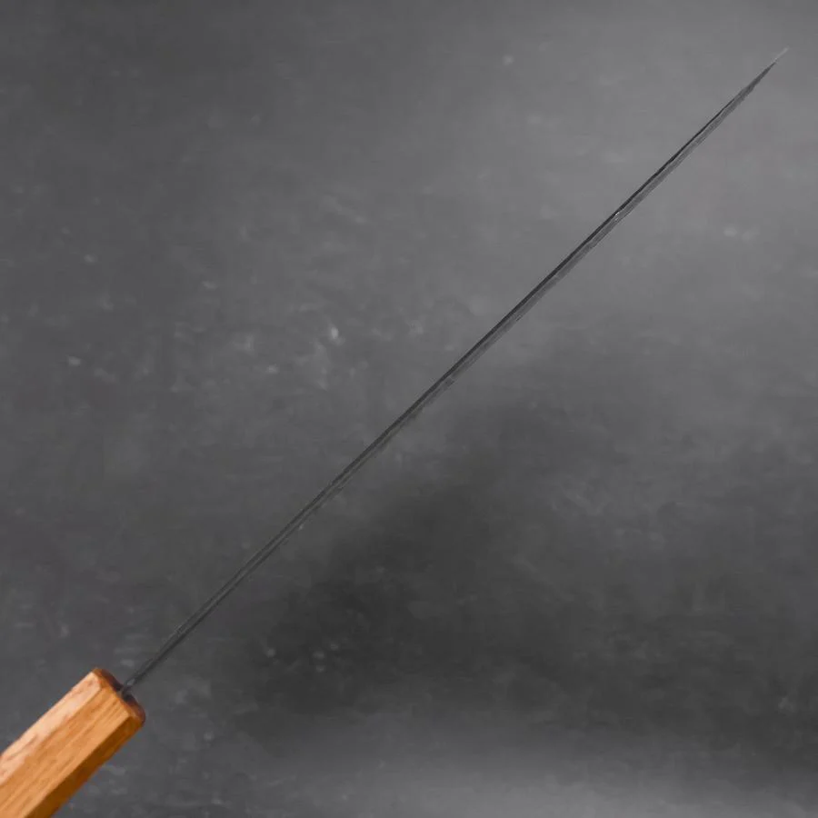 Gyuto Edelstahlummantelung Aogami Super Kurouchi Tsuchime Yaki Urushi Griff 240mm - Image 5