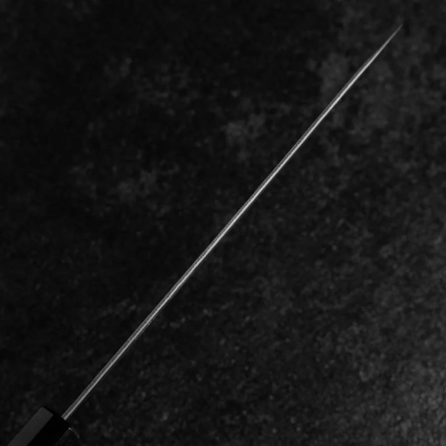 Gyuto Schwedenstahl Nashiji Washi Damast Schwarzes Walnussholz Griff 210mm - Image 5