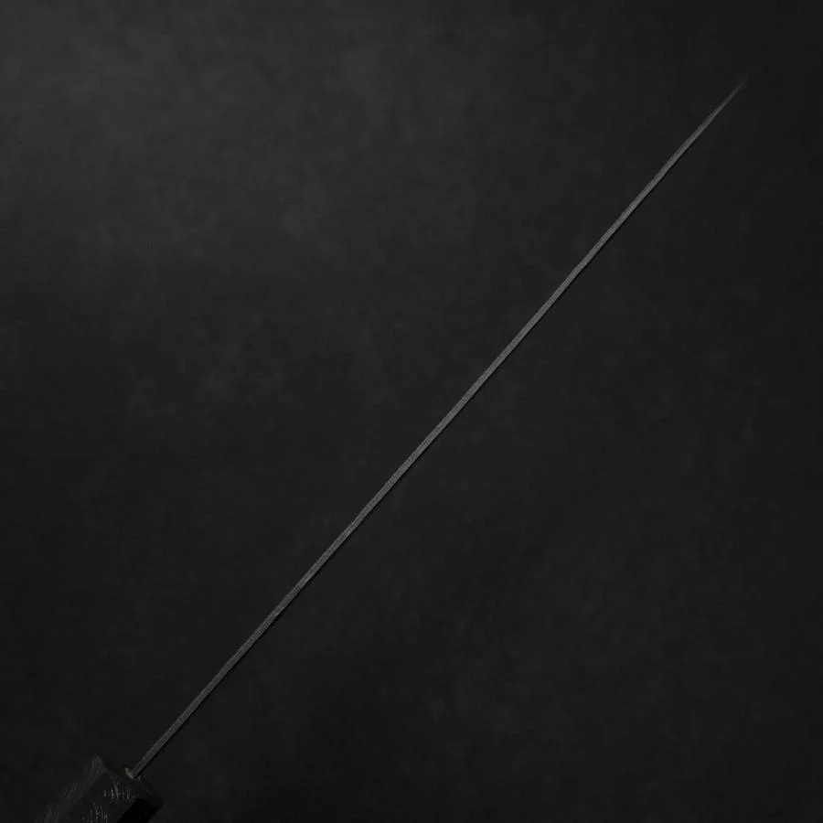 Gyuto Schwedenstahl Nashiji Washi Damast Blauer Urushi Griff 210mm - Image 5