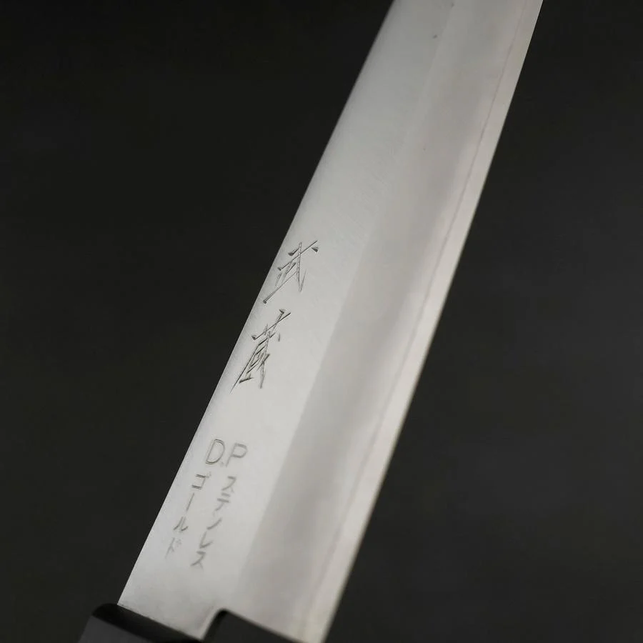 Gyuto VG-1 Poliert Schwarzer Westlicher Griff 180mm - Image 3