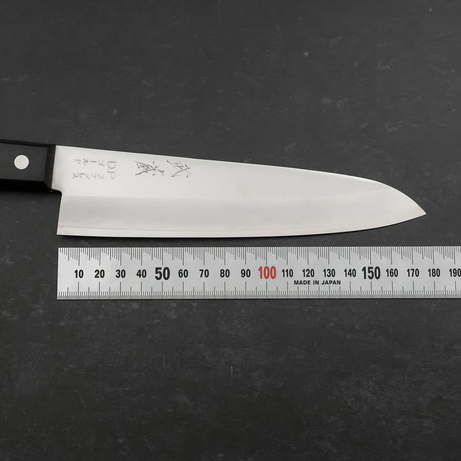 Gyuto VG-1 Poliert Schwarzer Westlicher Griff 180mm - Image 7