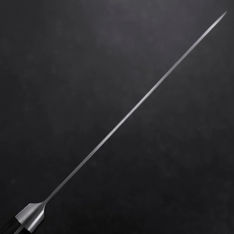 Gyuto VG-1 Poliert Schwarzer Westlicher Griff 180mm (Tsuba-ari) - Image 5