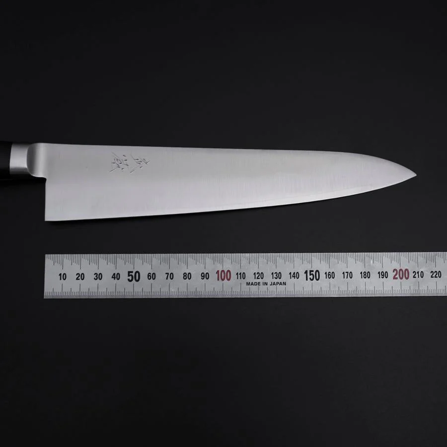 Gyuto VG-1 Poliert Schwarzer Westlicher Griff 210mm - Image 7
