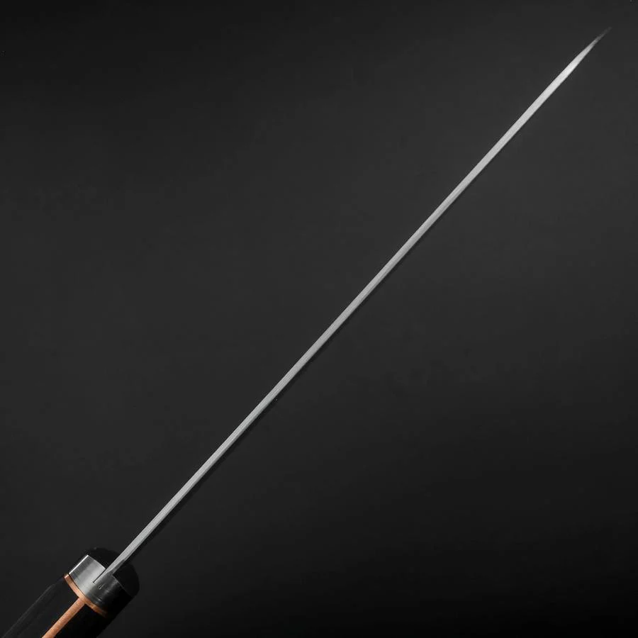 Gyuto VG-1 Poliert Westlicher Griff mit Kupfer Inlay 180mm - Image 5