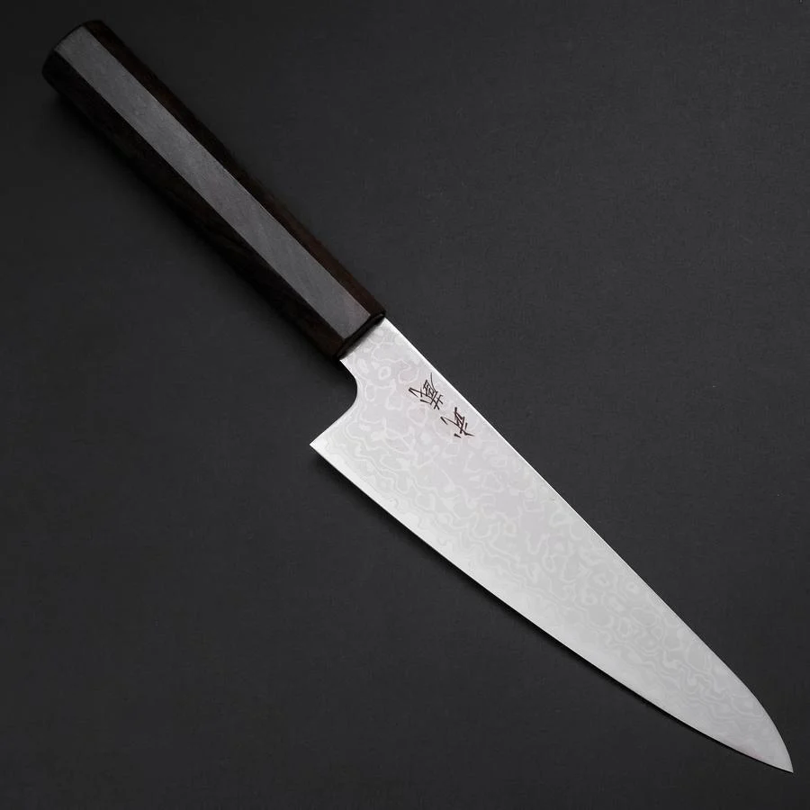 Gyuto VG-10 Damast Eschenholz Griff 150mm