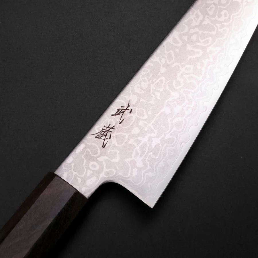 Gyuto VG-10 Damast Eschenholz Griff 150mm - Image 3