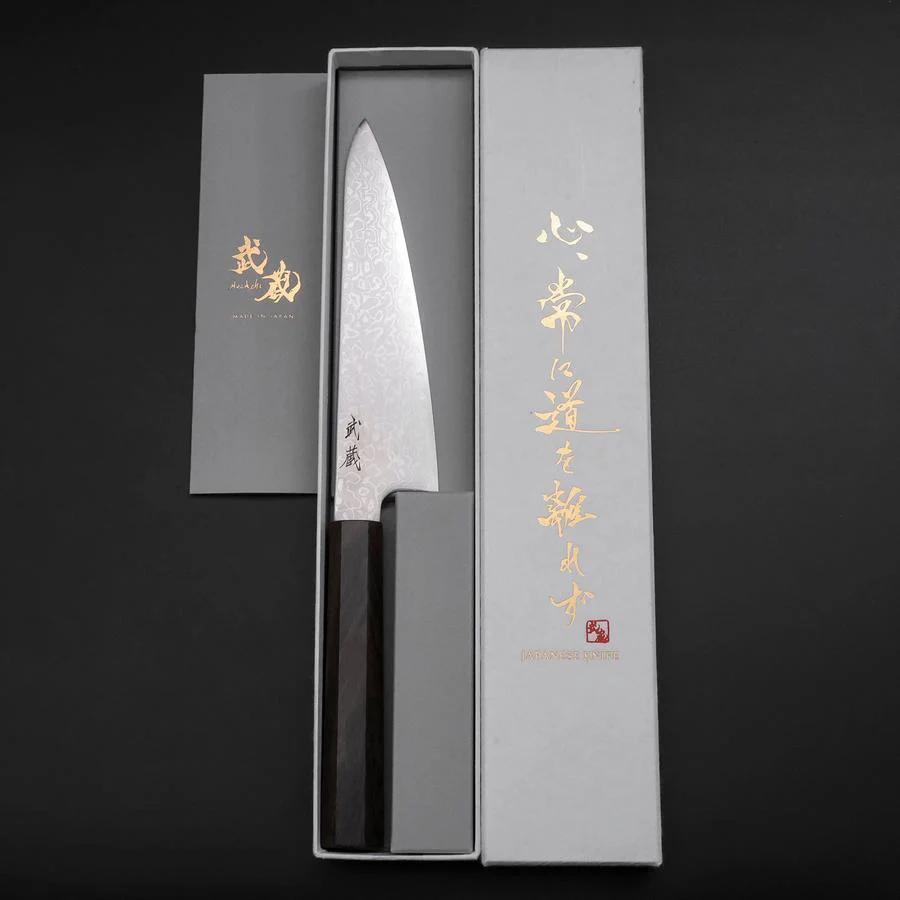Gyuto VG-10 Damast Eschenholz Griff 150mm - Image 8