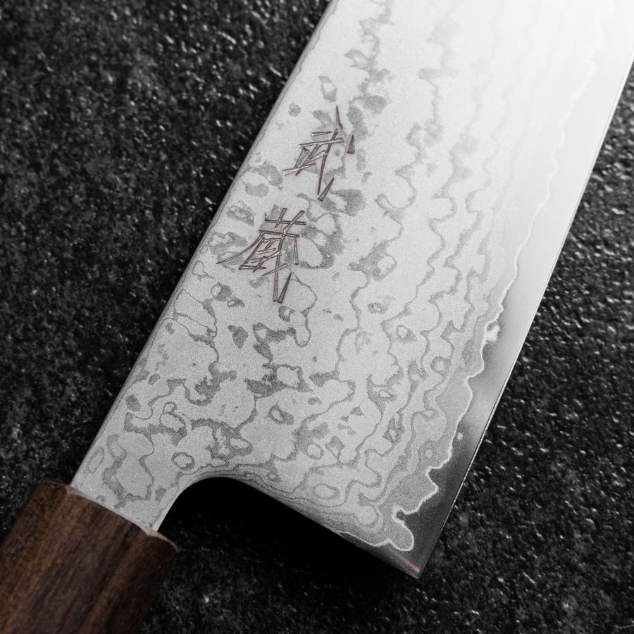 Gyuto VG-10 Damast Eschenholz Griff 210mm - Image 3