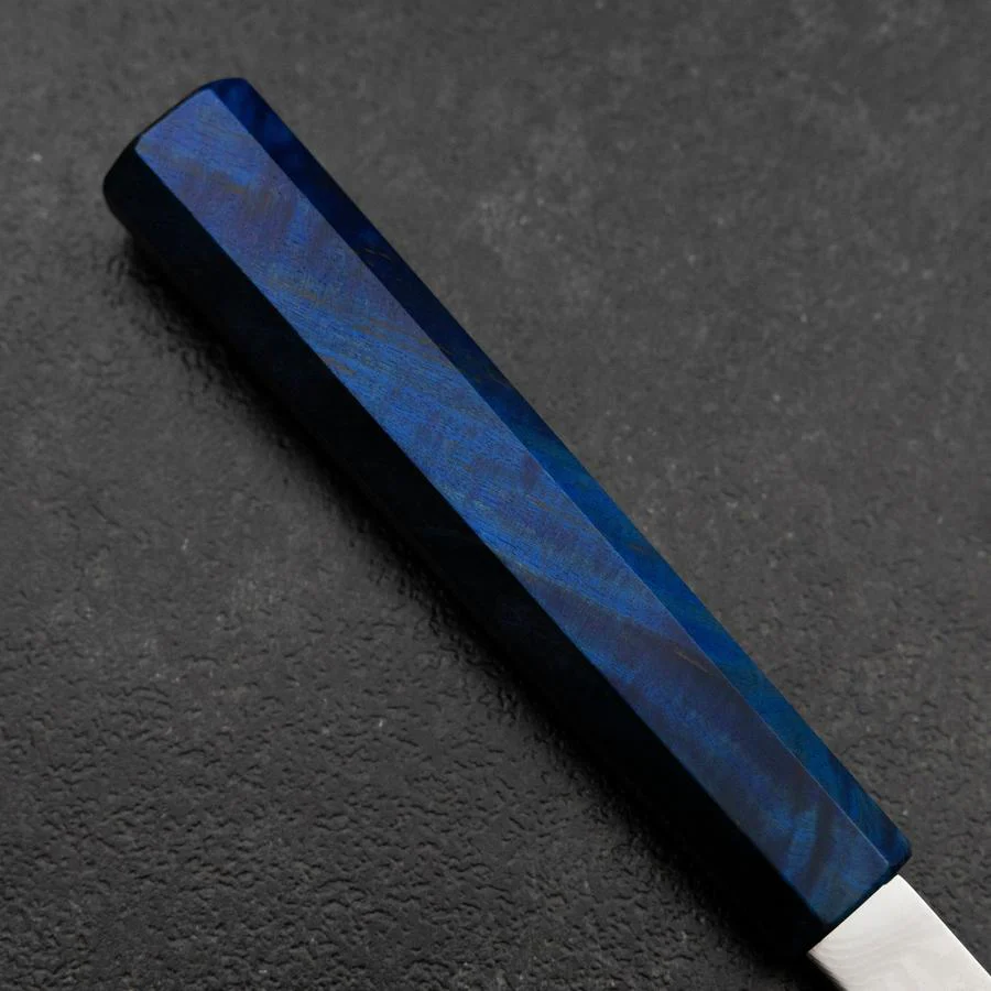 Gyuto VG-10 Damast Blauer Birkenholz Griff 240mm - Image 6