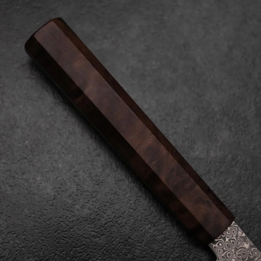 Gyuto VG-10 Damast Brauner Birkenholz Griff 210mm - Image 6