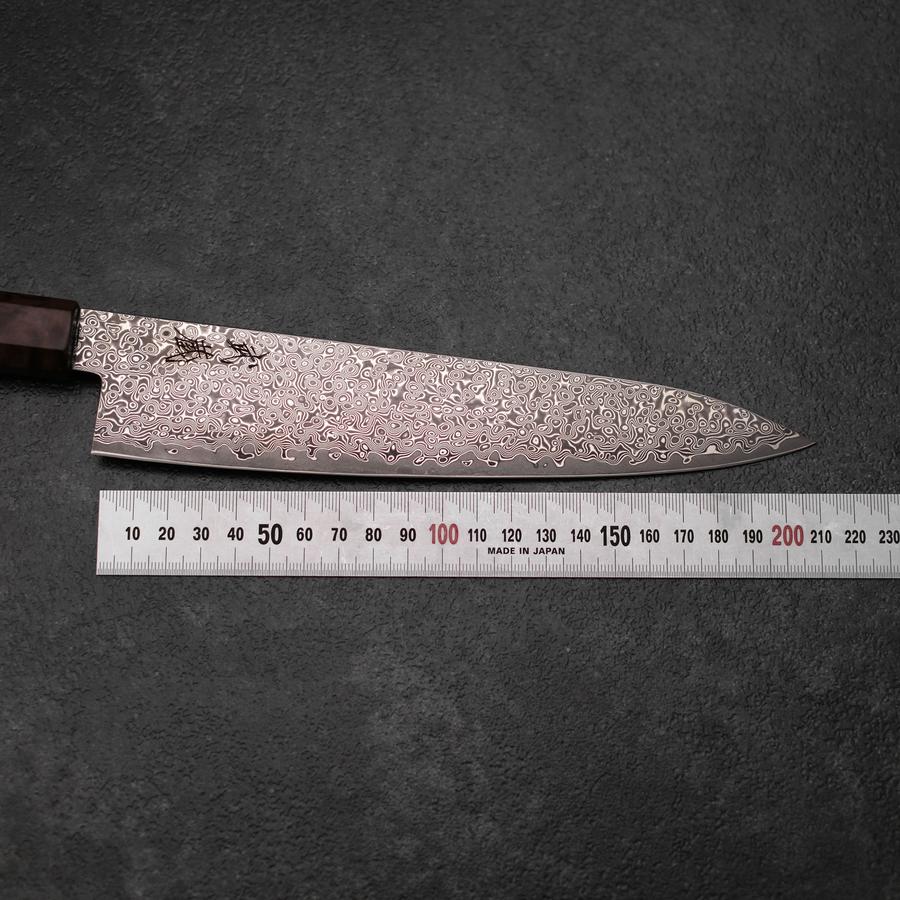 Gyuto VG-10 Damast Brauner Birkenholz Griff 210mm - Image 7