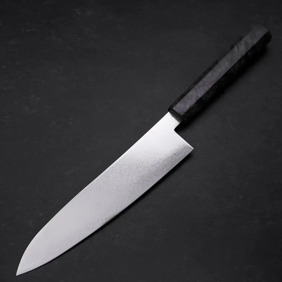 Gyuto VG-10 Damast Grauer Birkenholz Griff 210mm - Image 2