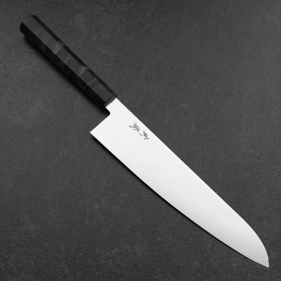 Gyuto VG-10 Damast Grauer Birkenholz Griff 240mm