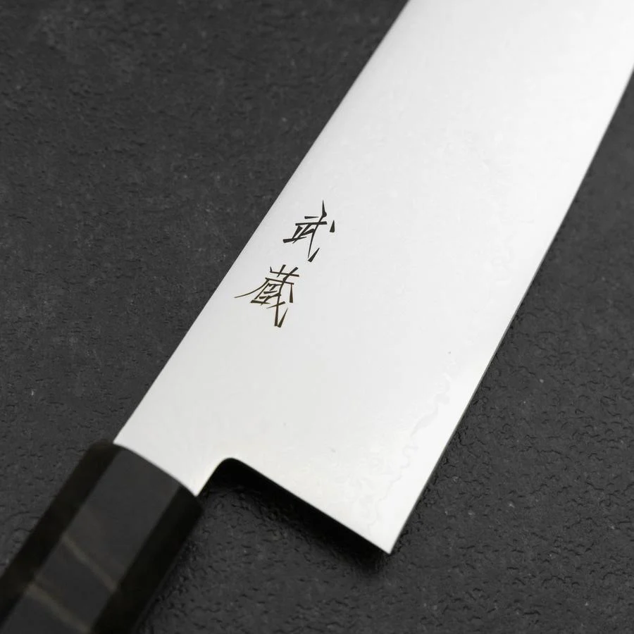 Gyuto VG-10 Damast Grauer Birkenholz Griff 240mm - Image 3