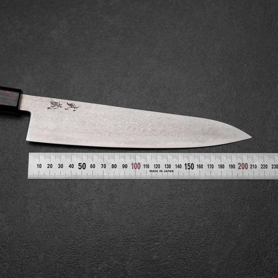 Gyuto VG-10 Damast Roter Urushi Griff 210mm - Image 7