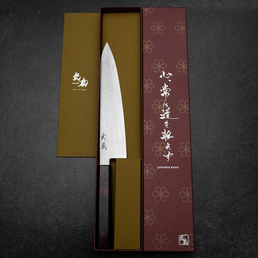 Gyuto VG-10 Damast Roter Urushi Griff 210mm - Image 8