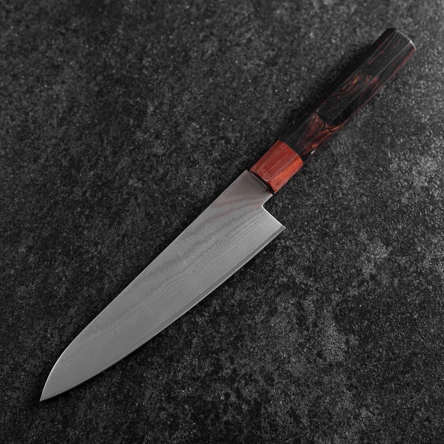 Gyuto VG-10 Damast Rosen-und Ebenholz Griff 180mm - Image 2