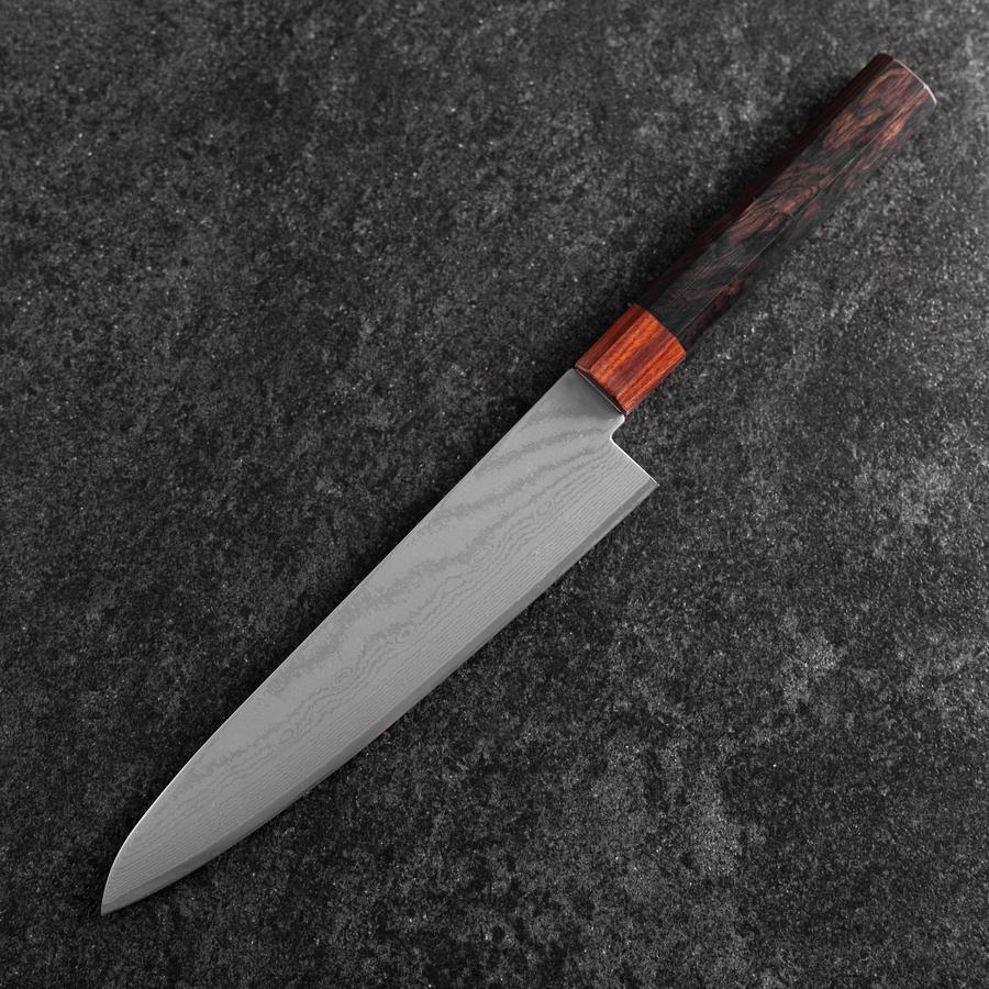 Gyuto VG-10 Damast Rosen-und Ebenholz Griff 210mm - Image 2