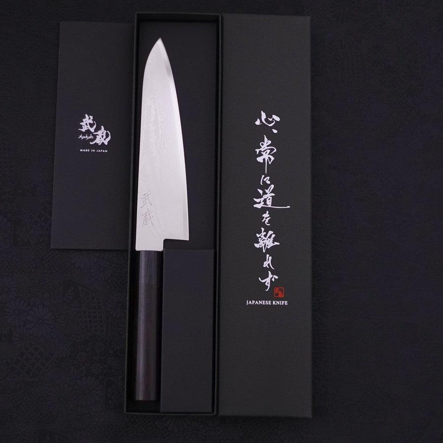 Gyuto VG-10 Damast Rosenholz Griff 180mm - Image 8