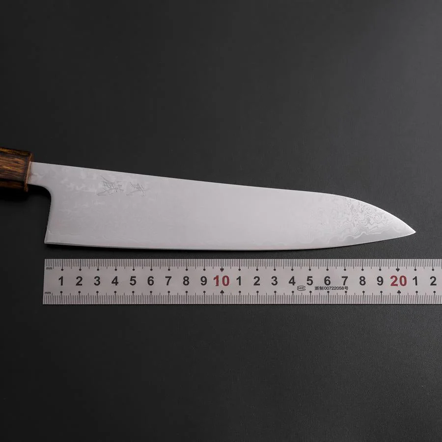 Gyuto VG-10 Damast Sumi Urushi Griff 210mm - Image 7