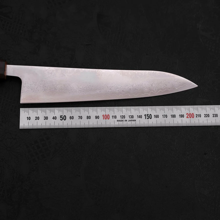 Gyuto VG-10 Damast Sumi Urushi Griff 210mm - Image 7
