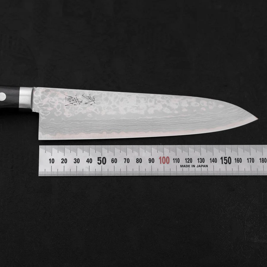 Gyuto VG-10 Damast Schwarzer Westlicher Griff 180mm - Image 7