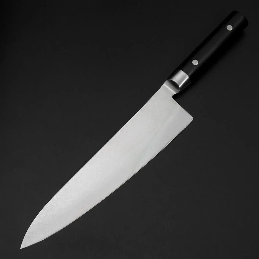 Gyuto VG-10 Damast Runder Westlicher Schwarzer Griff 235mm - Image 2