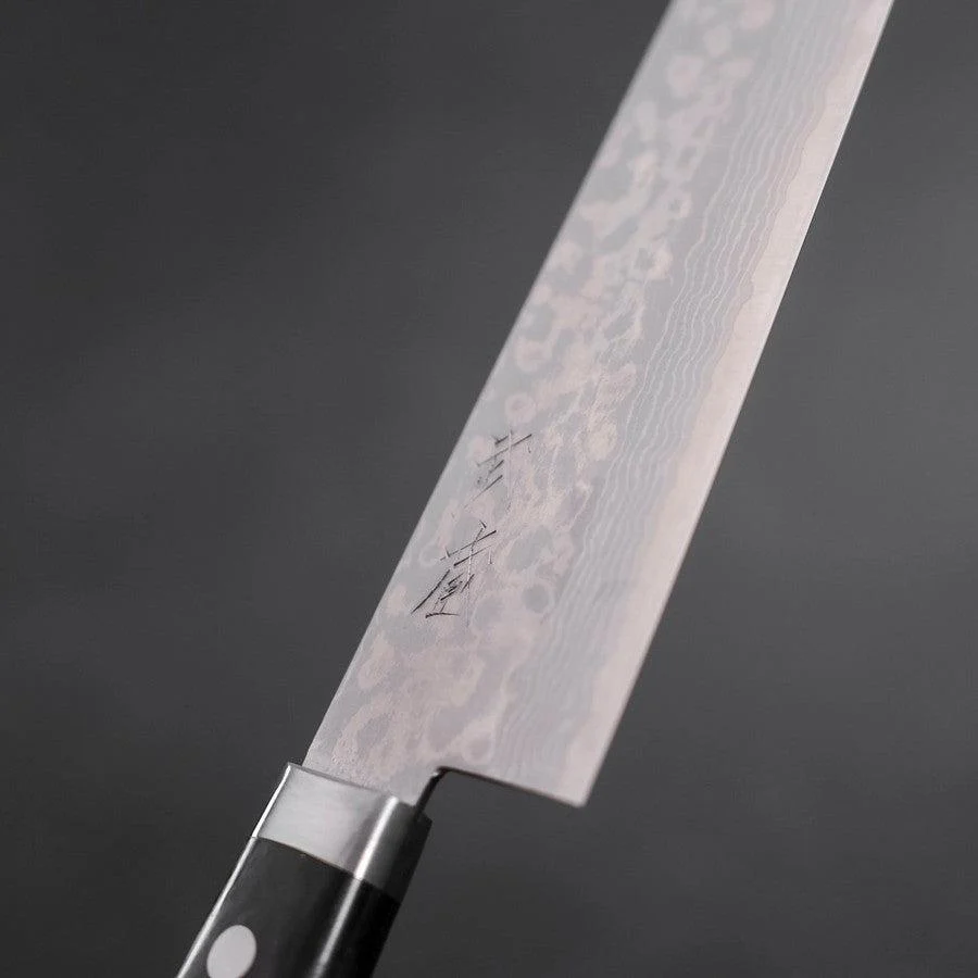 Gyuto VG-10 Damast Dunkler Westlicher Griff 180mm - Image 3