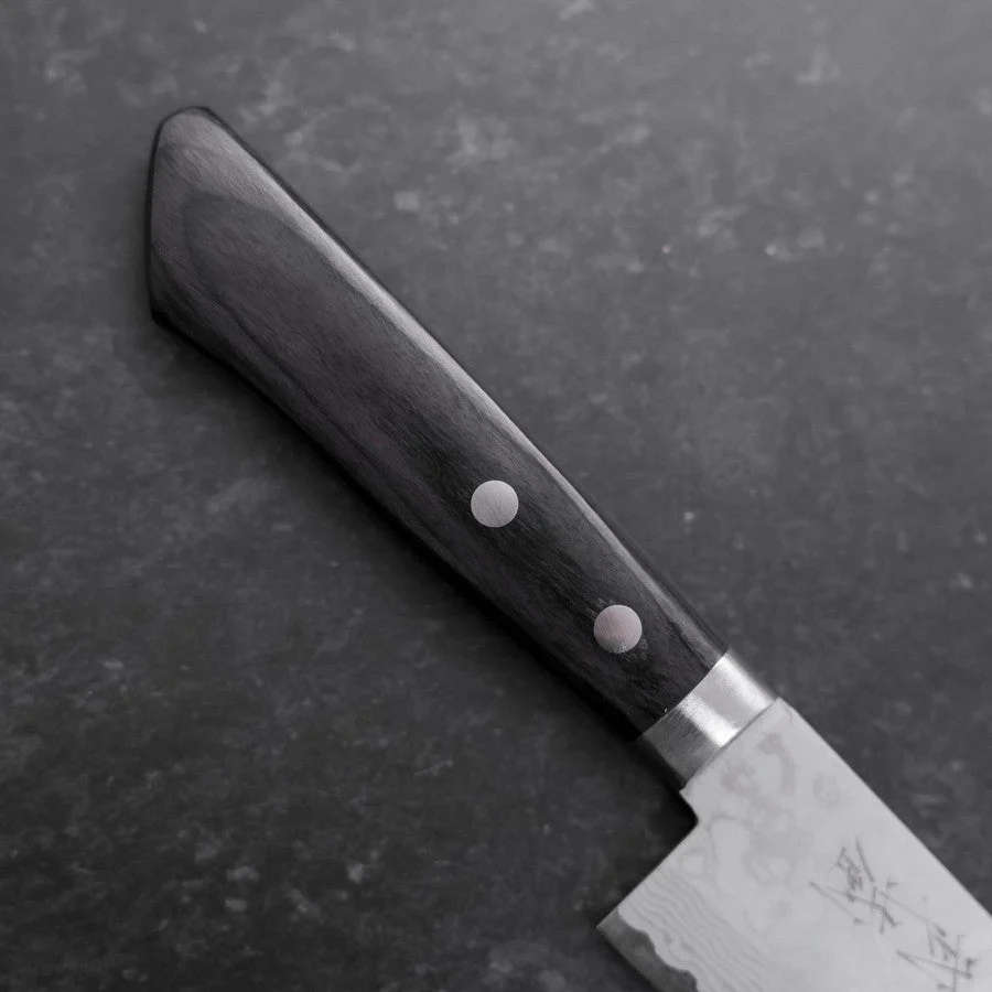 Gyuto VG-10 Damast Dunkler Westlicher Griff 180mm - Image 6