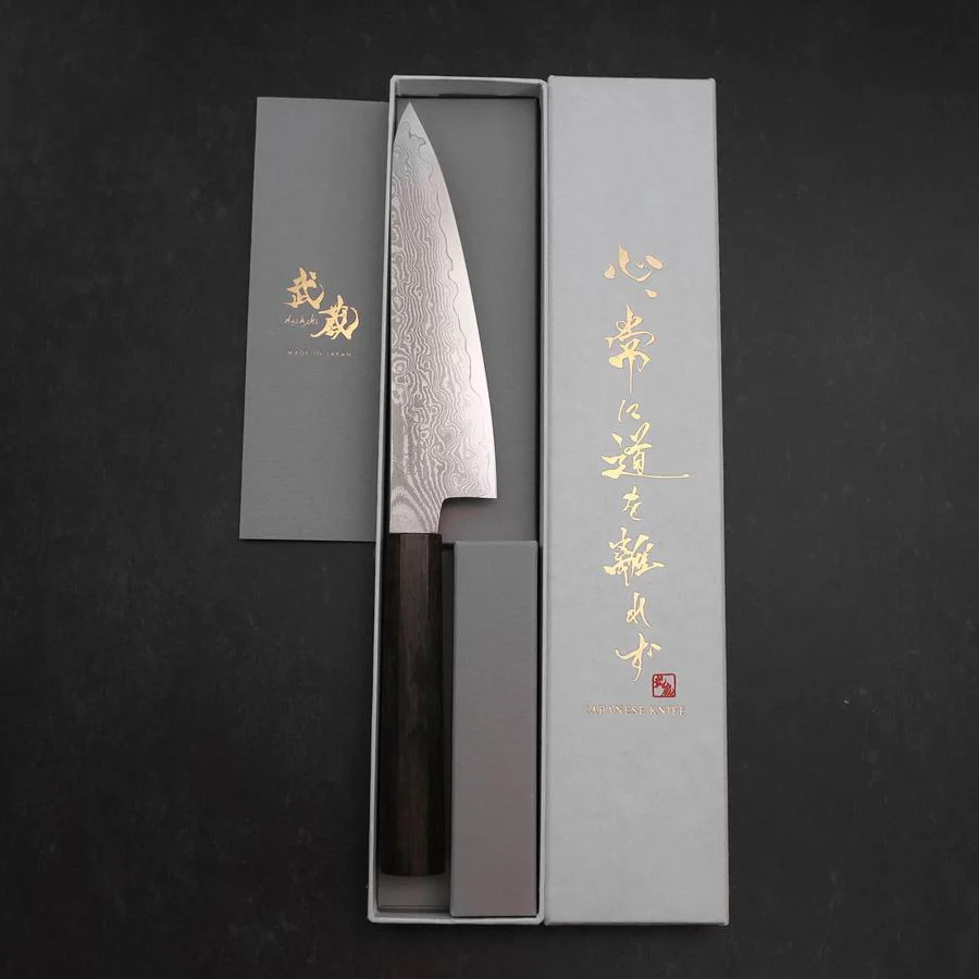 Gyuto VG-10 Damast Eschenholz Griff 145mm - Image 8