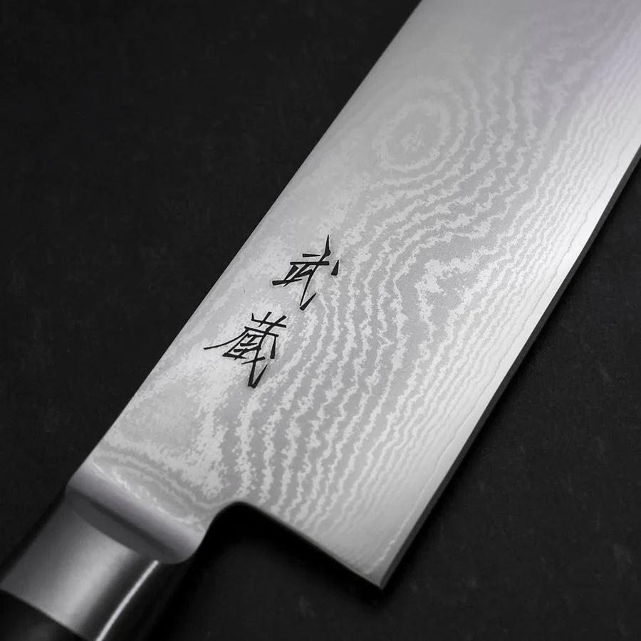 Gyuto VG-10 Damast Schwarzer Westlicher Griff 200mm - Image 3