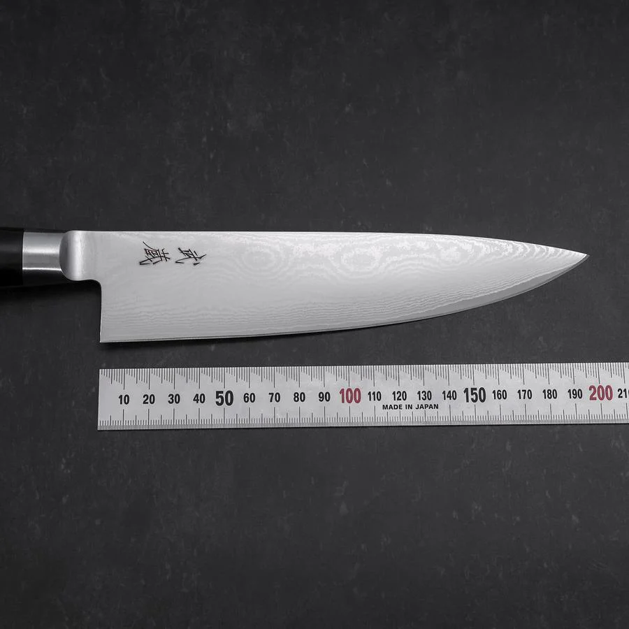 Gyuto VG-10 Damast Schwarzer Westlicher Griff 200mm - Image 7