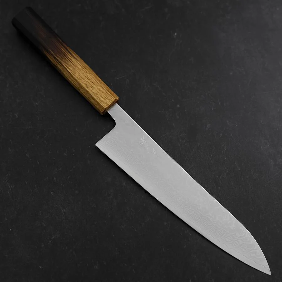 Gyuto VG-10 Damast Yaki Urushi Griff 210mm