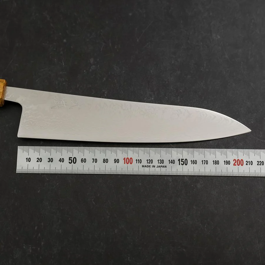 Gyuto VG-10 Damast Yaki Urushi Griff 210mm - Image 7