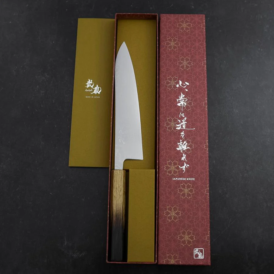 Gyuto VG-10 Damast Yaki Urushi Griff 210mm - Image 8
