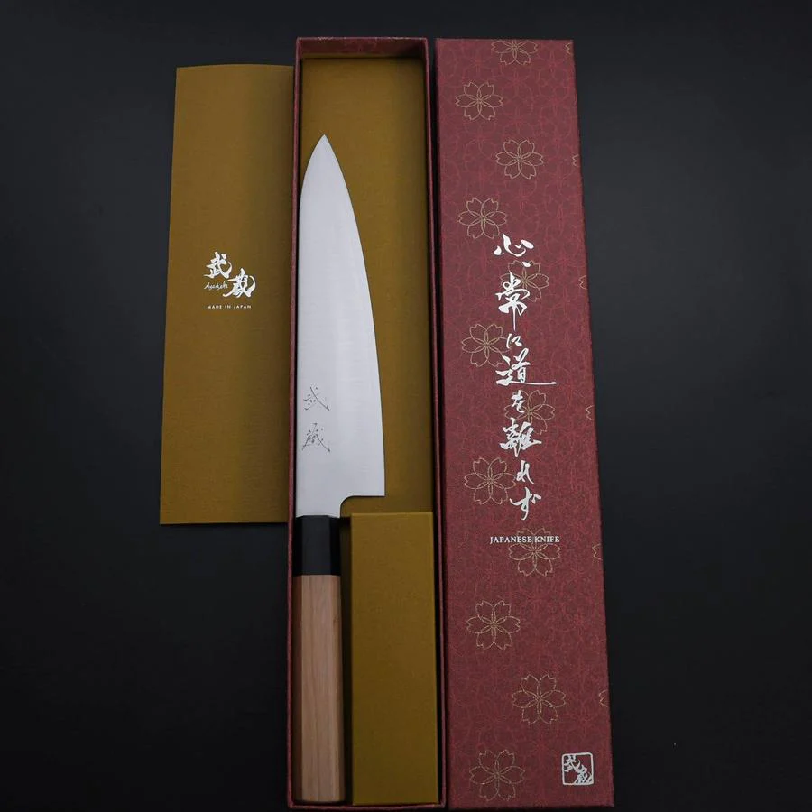 Gyuto VG-10 Poliert Kirschholz Griff 210mm - Image 8