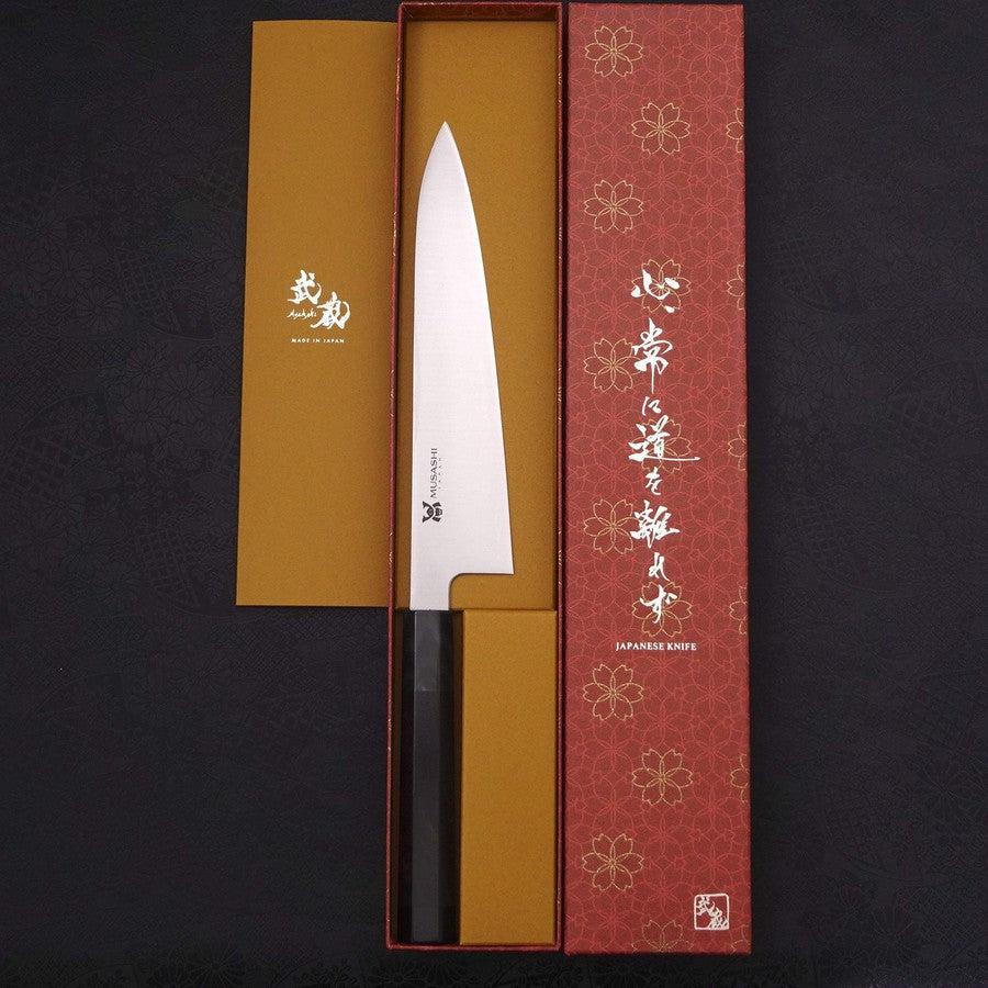 Gyuto VG-10 Poliert Büffelhorn und Ebenholz Griff 210mm - Image 8