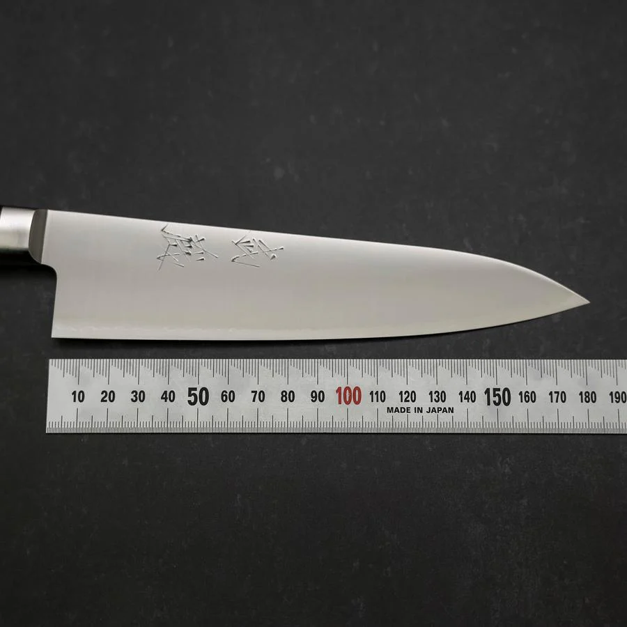 Gyuto VG-10 Poliert Schwarzer Westlicher Kirschholz Griff 180mm - Image 8