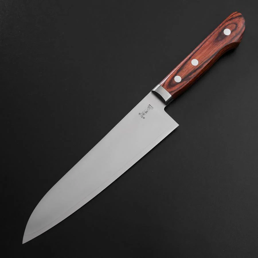 Gyuto VG-1 Poliert Westlicher Mahagoni Griff 180mm - Image 2