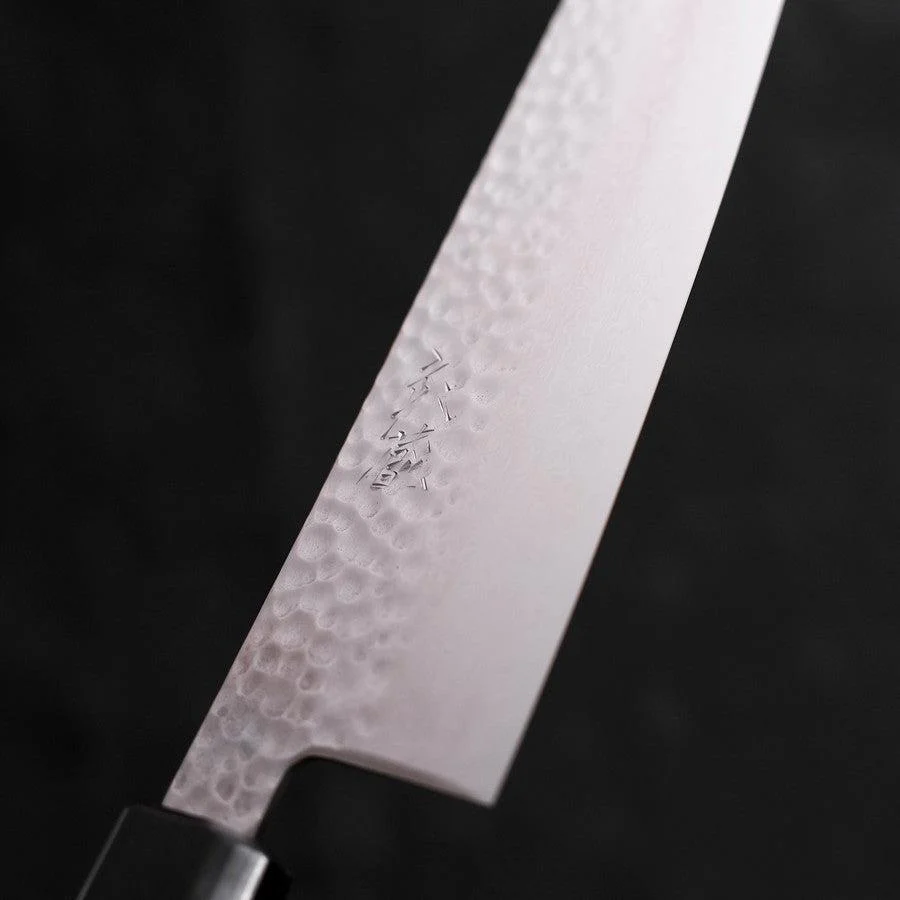 Gyuto VG-10 Tsuchime Damast Walnussholz Griff 210mm - Image 3