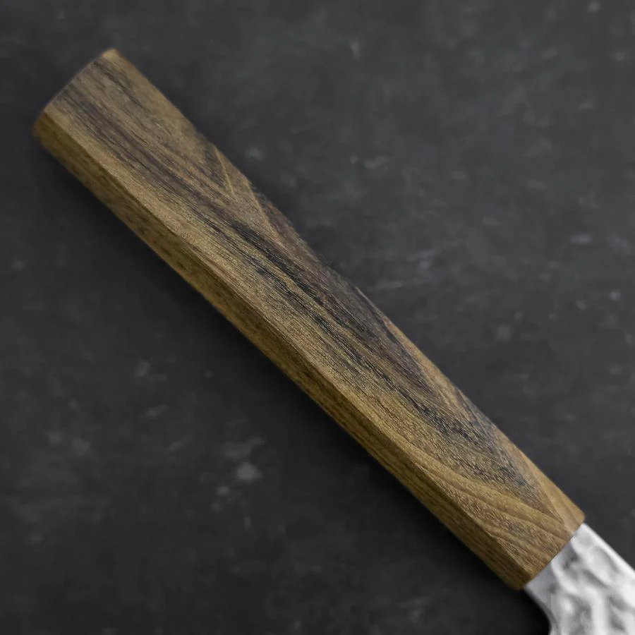 Gyuto VG-10 Tsuchime Damast Eschenholz Griff 210mm - Image 6