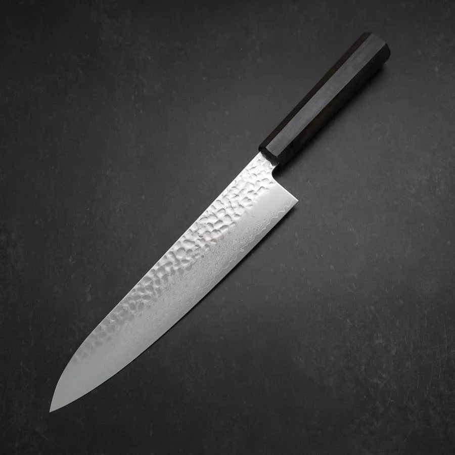 Gyuto VG-10 Tsuchime Damast Eschenholz Griff 240mm - Image 2