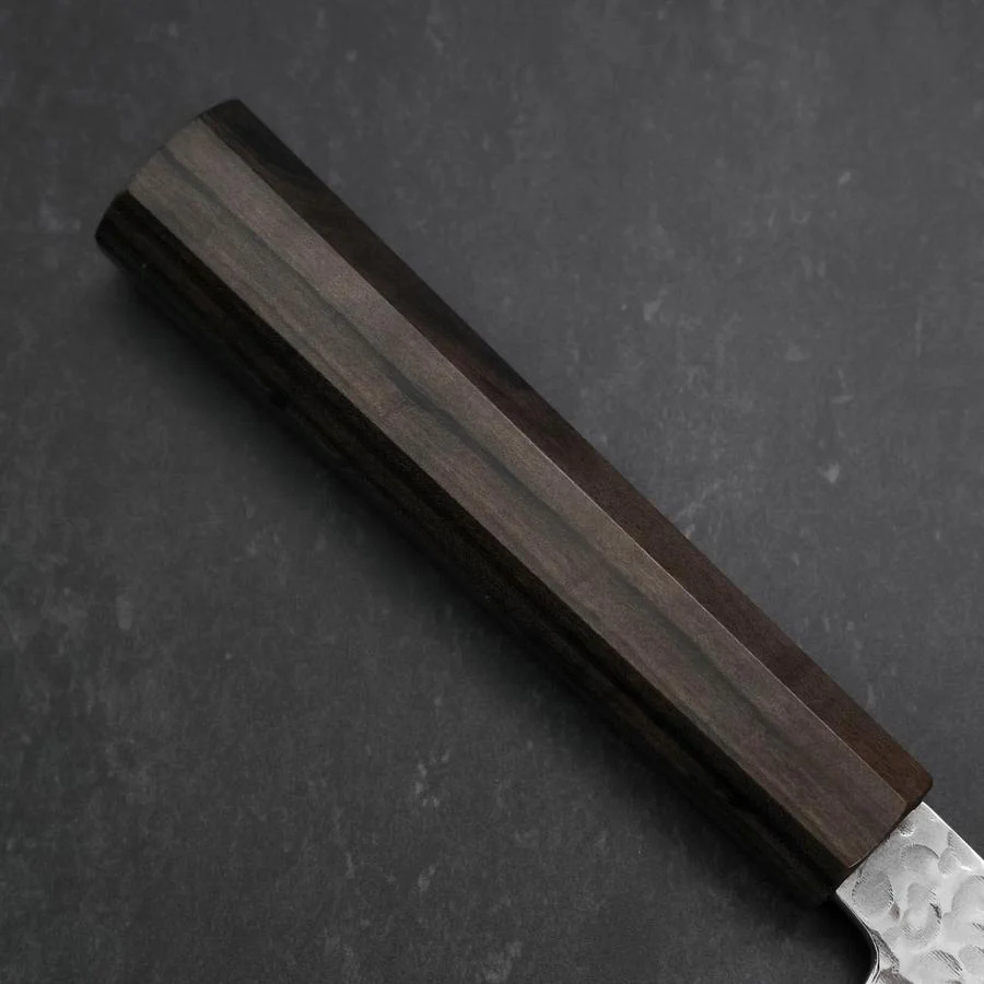 Gyuto VG-10 Tsuchime Damast Eschenholz Griff 240mm - Image 6