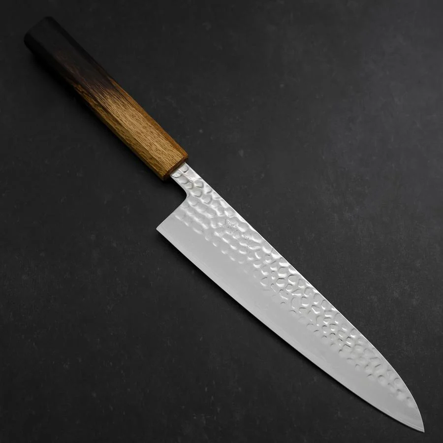 Gyuto VG-10 Tsuchime Damast Yaki Urushi Griff 210mm